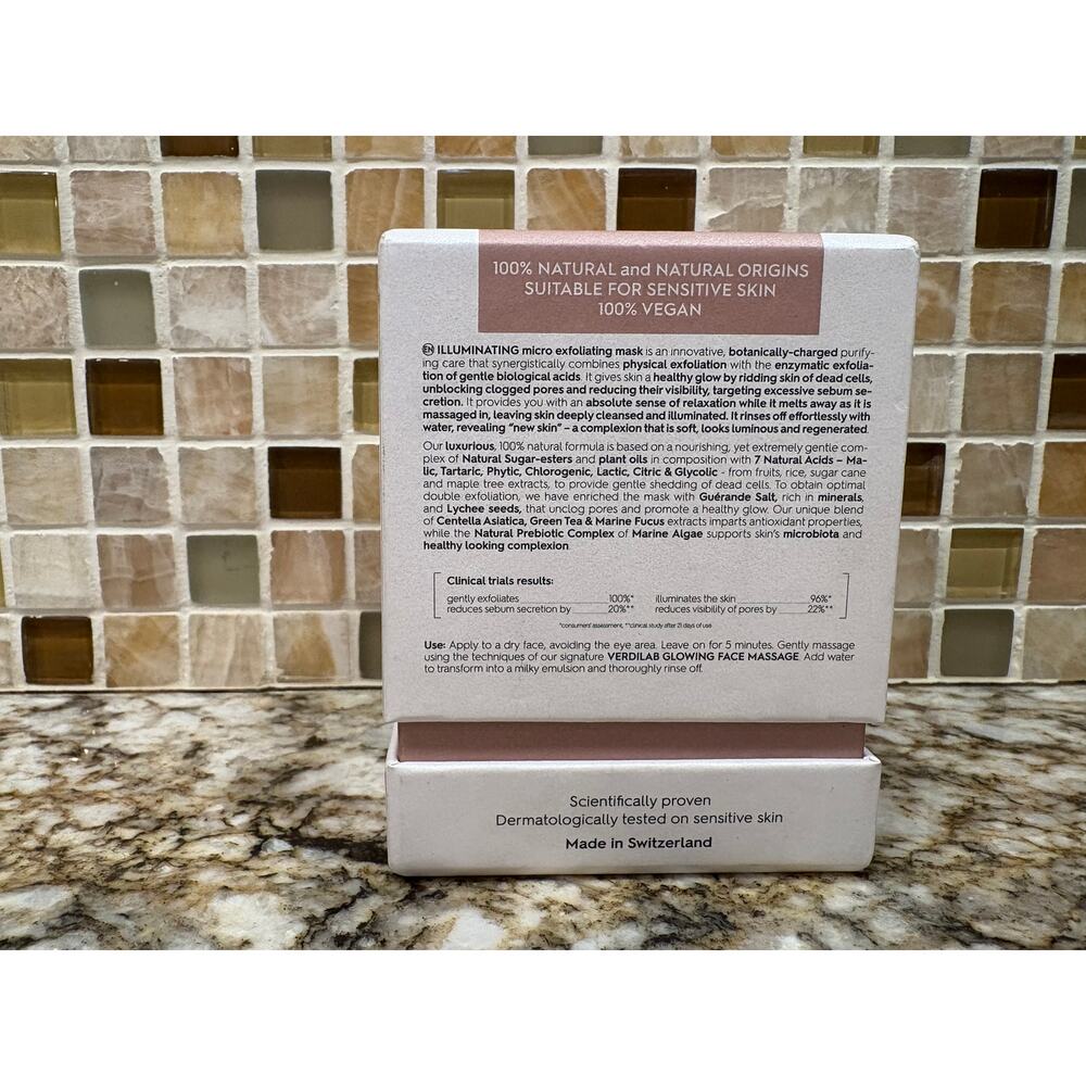 NEW VERDILAB Illuminating Micro Exfoliating Mask 50ml FULL SIZE - Picture 2 of 4